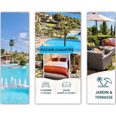 Le Jardin De L Esterel Fh007 -piscines -parking - Climatisation - Rez-dejardin -appartement En De Loisirs - Plages *